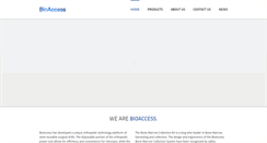 Desktop Screenshot of bioaccess.com